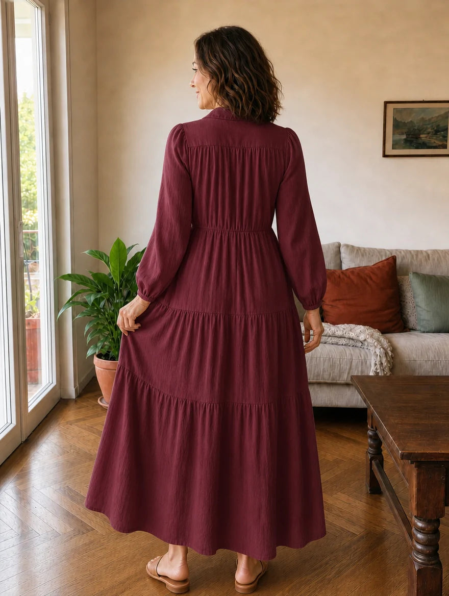 Elegant Ruffled Dress