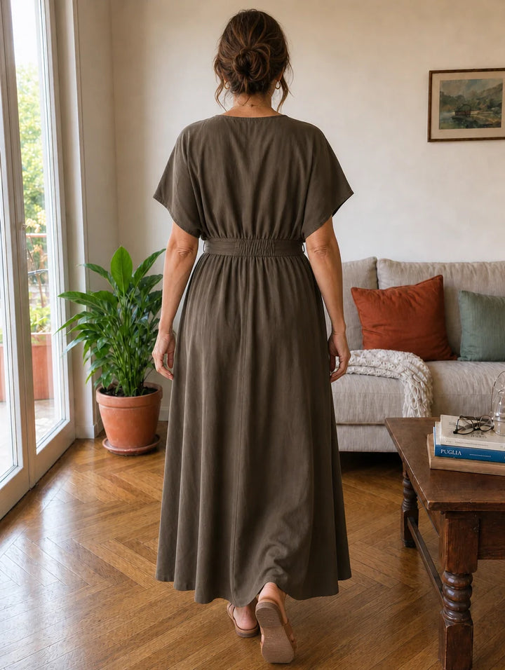 Lavinia | Draped Maxi Dress