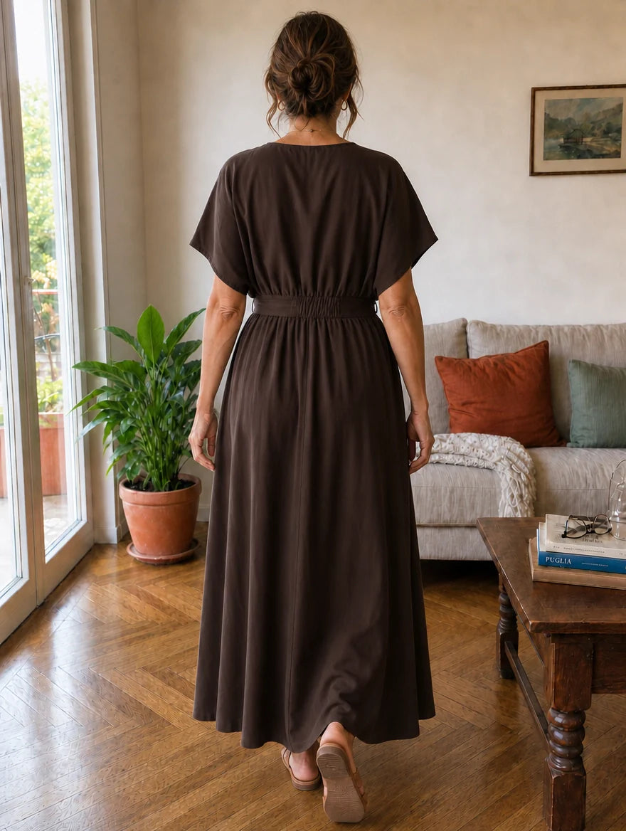 Lavinia | Draped Maxi Dress