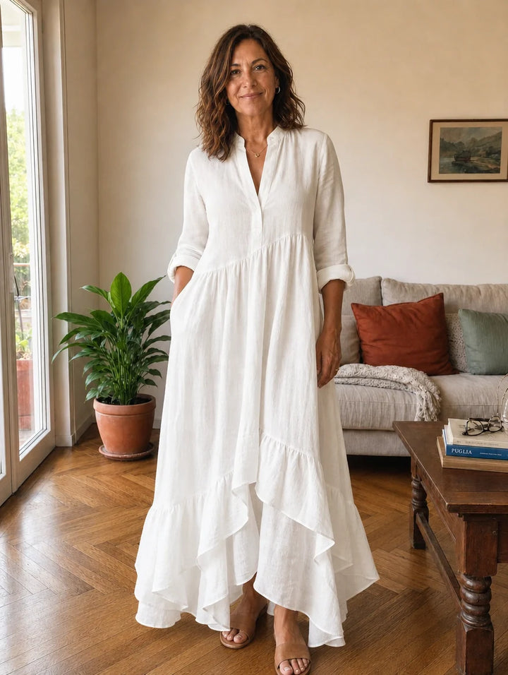 Livia | Asymmetric Long Dress
