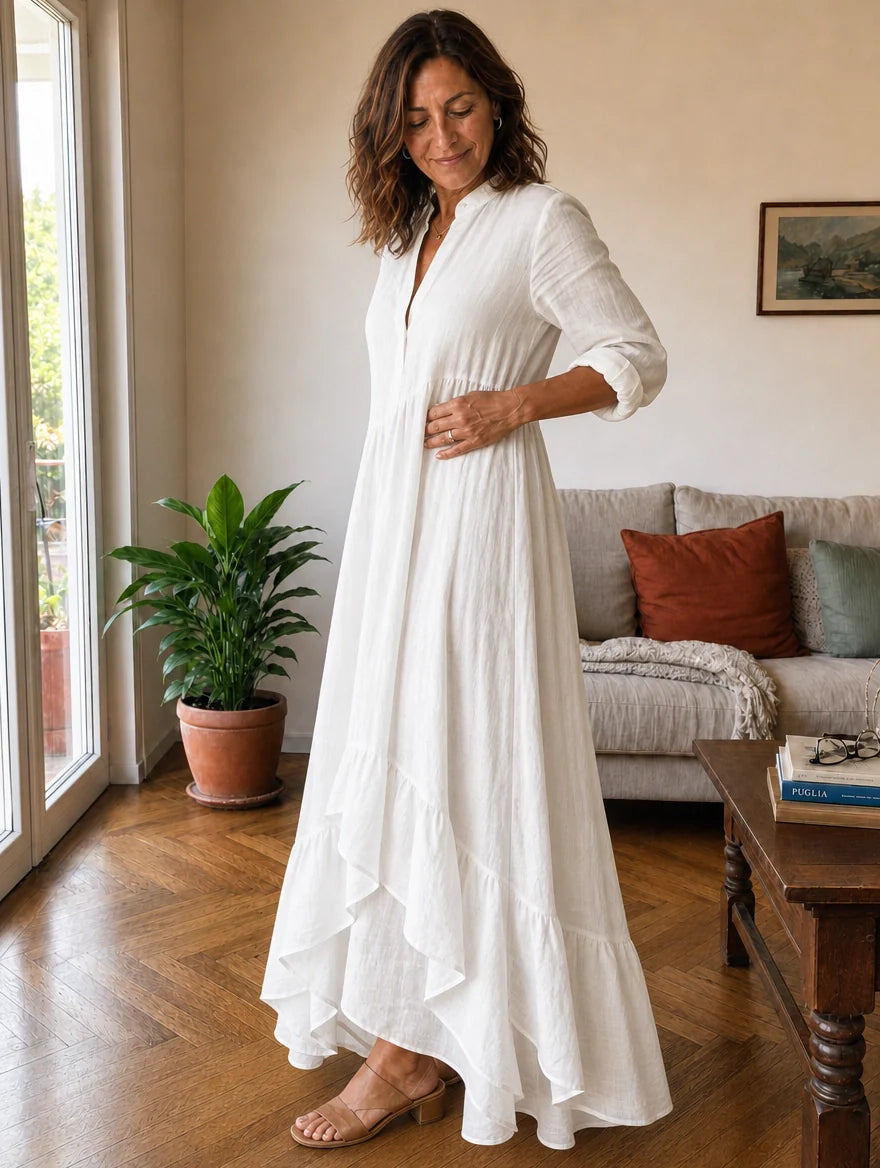 Livia | Asymmetric Long Dress
