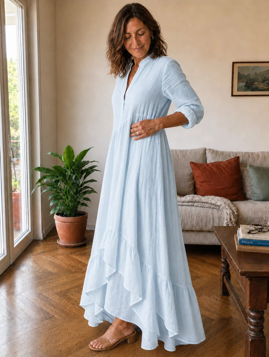 Livia | Asymmetrical Long Dress