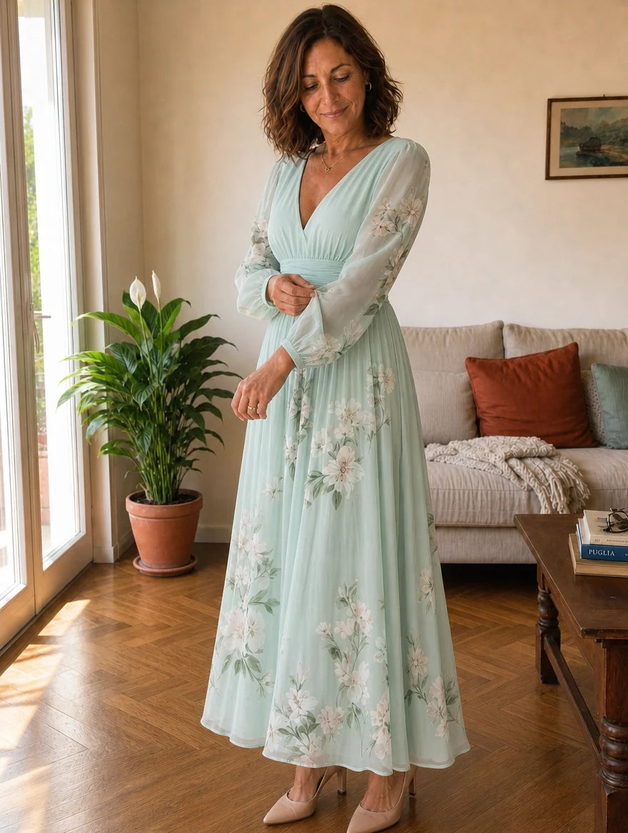 Geneva | Floral Midi Dress