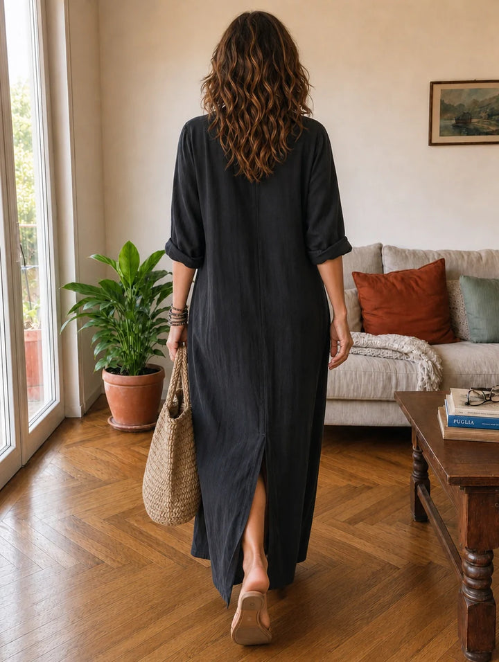 Livia | Maxi Shirt Dress