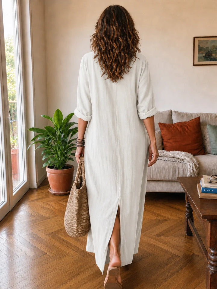 Livia | Maxi Shirt Dress