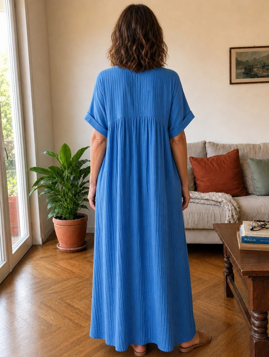 Alessia | Maxi Dress in Muslin