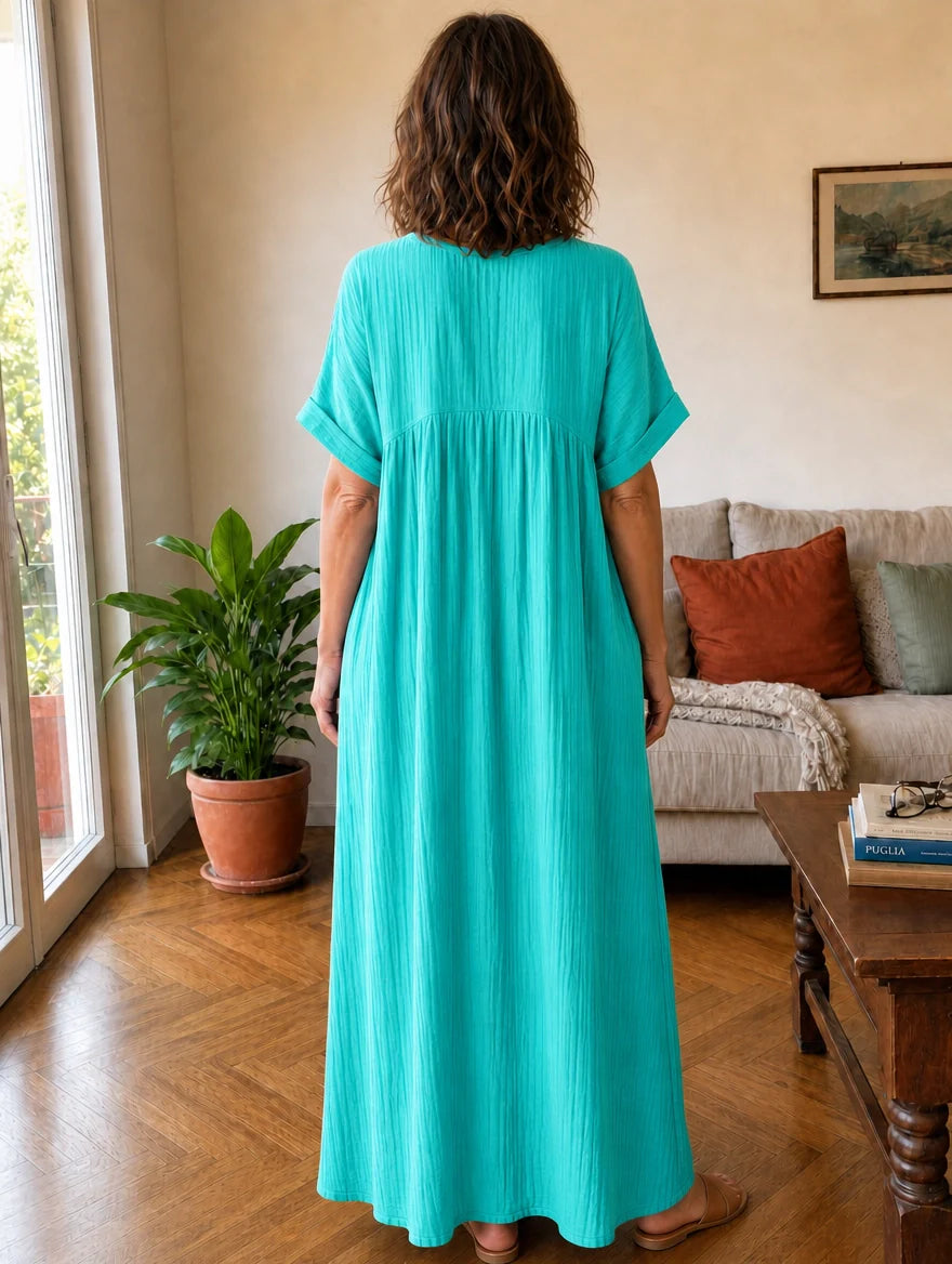 Alessia | Maxi Dress in Muslin