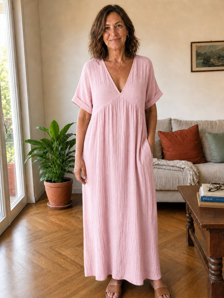 Alessia | Maxi Dress in Muslin