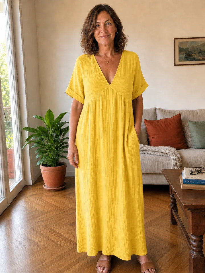 Alessia | Maxi Dress in Muslin
