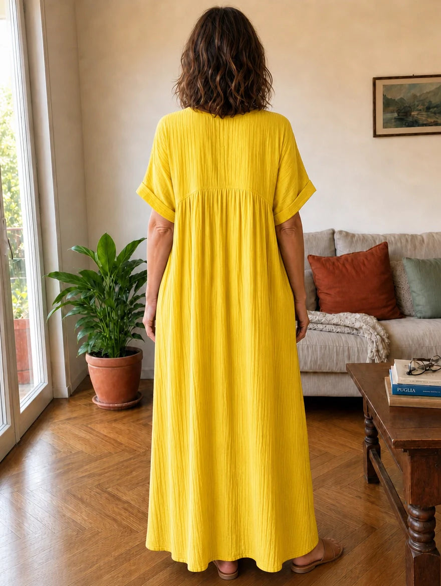 Alessia | Maxi Dress in Muslin
