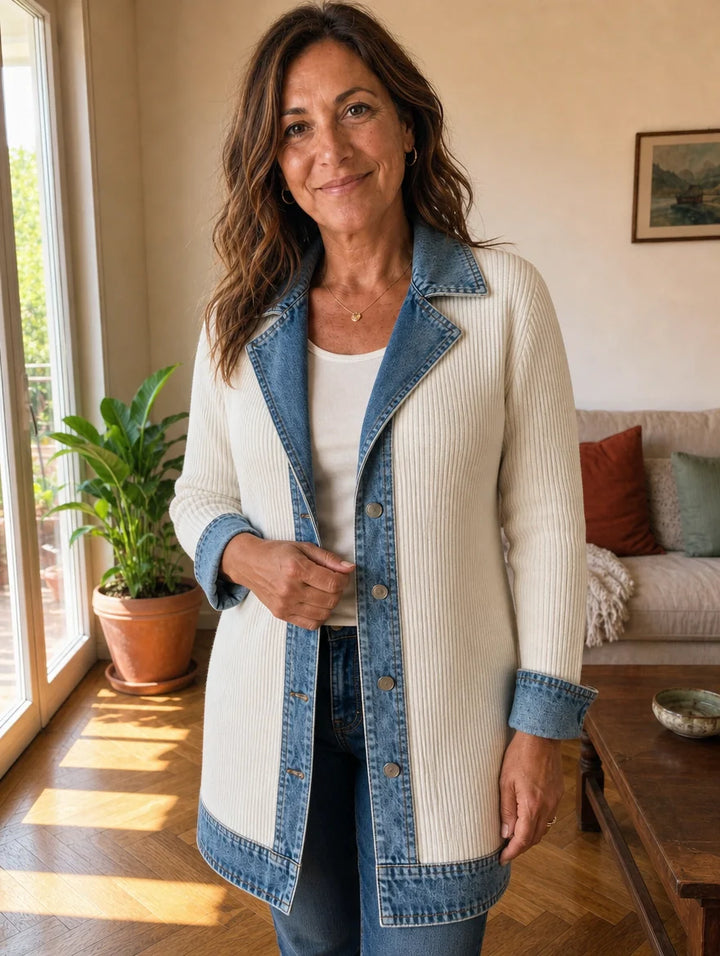 Alessia | Long Knit Jacket