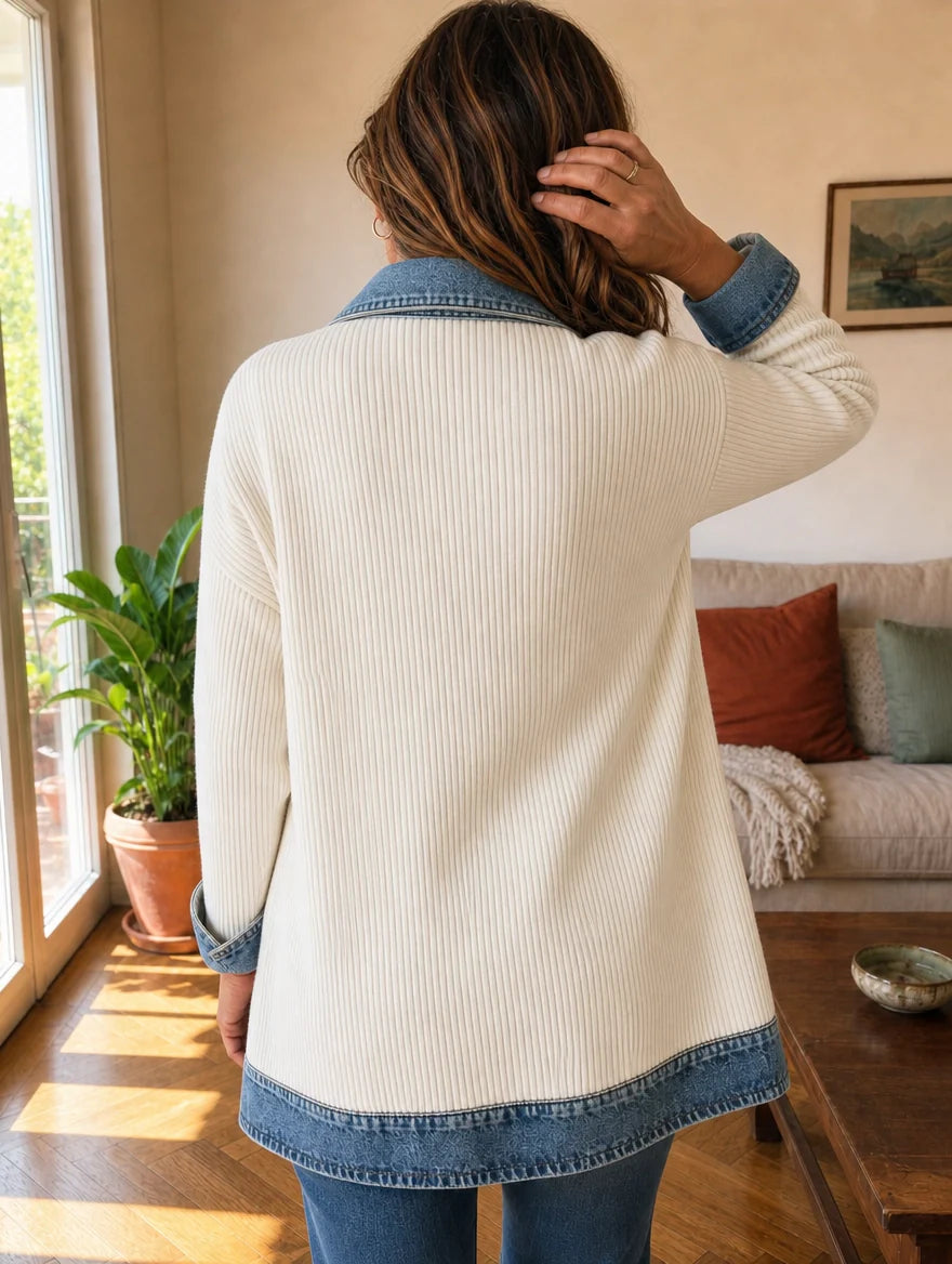 Alessia | Long Knit Jacket