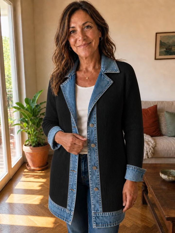 Alessia | Long Knit Jacket