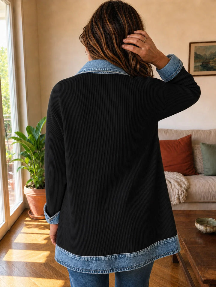 Alessia | Long Knit Jacket