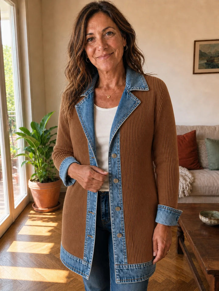 Alessia | Long Knit Jacket