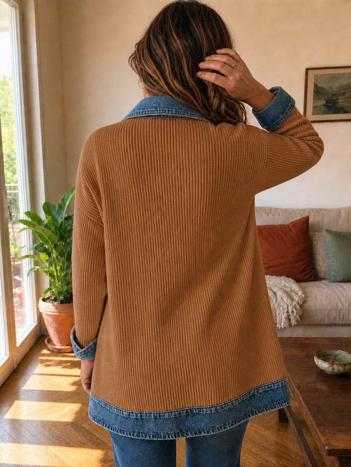 Alessia | Long Knit Jacket