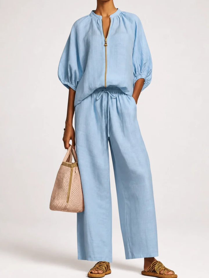 Caterina | Two-Piece Palazzo Set