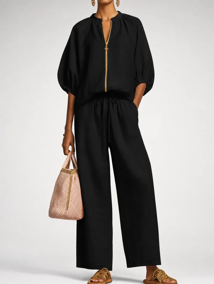 Caterina | Two-Piece Palazzo Set