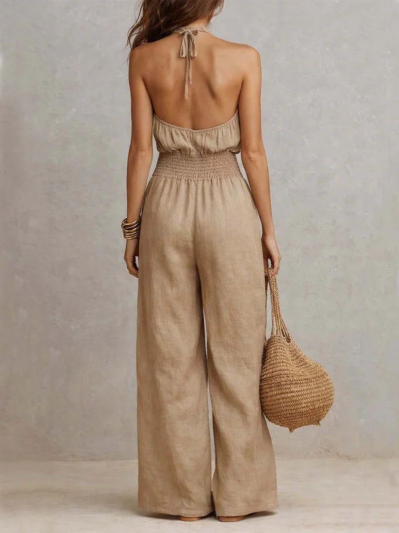 Harper | Elegant Halter Jumpsuit