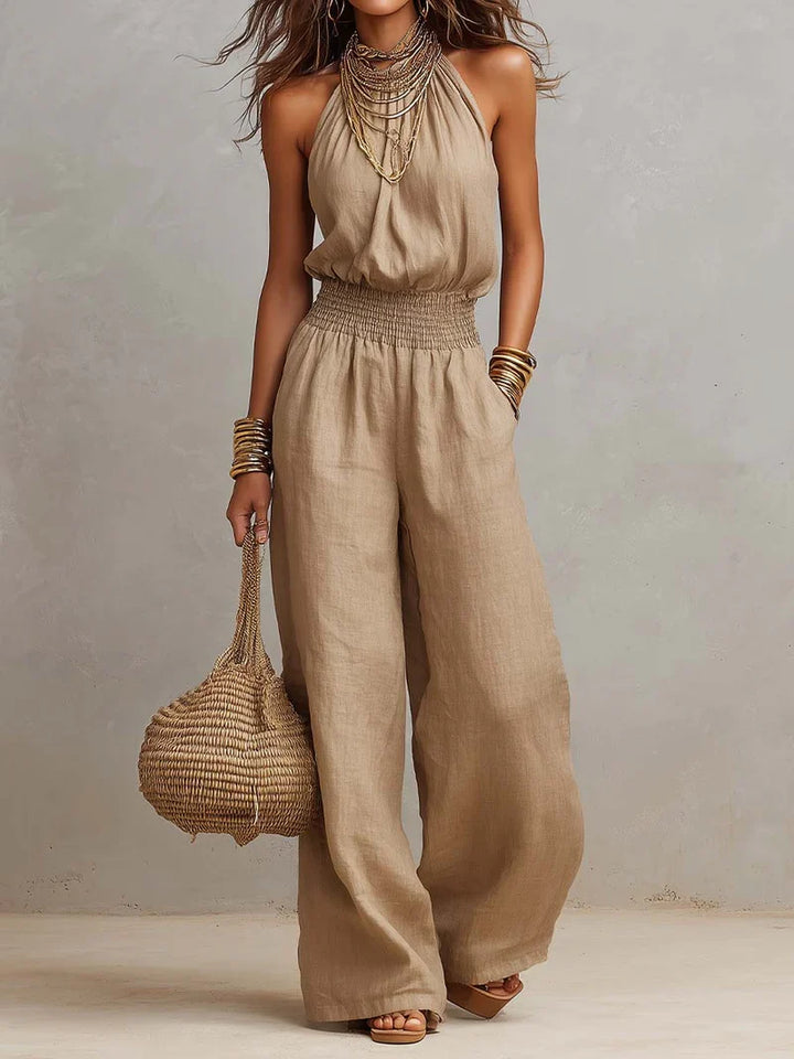 Harper | Elegant Halter Jumpsuit