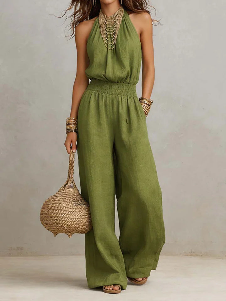 Harper | Elegant Halter Jumpsuit