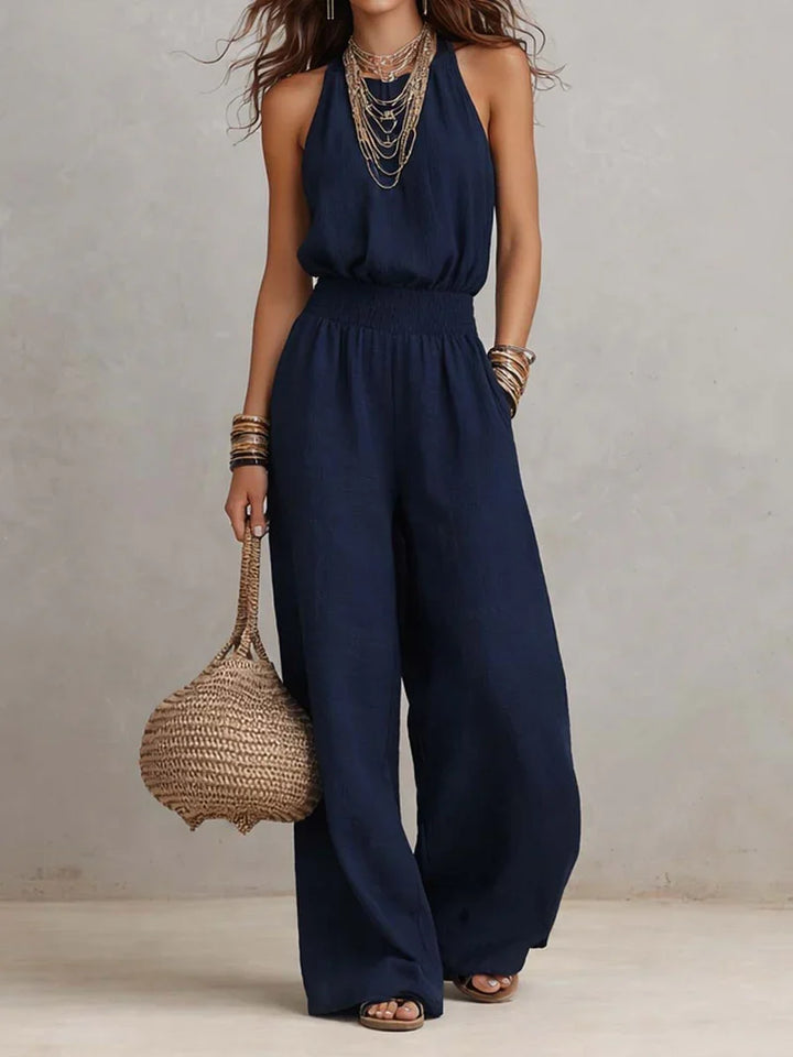 Harper | Elegant Halter Jumpsuit