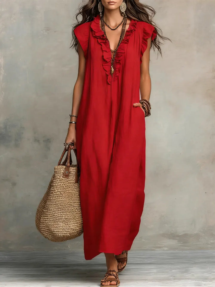 Camellia | Long Bohemian Dress.