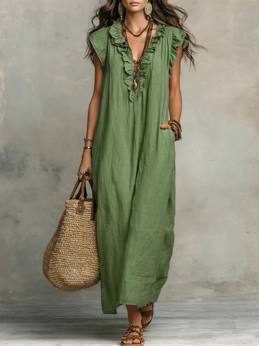 Camellia | Long Bohemian Dress.