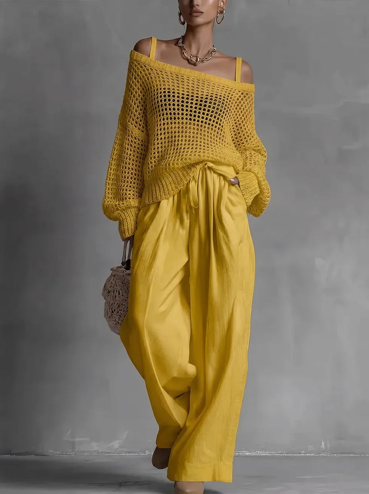 Bianca | Fluid Set with Exposed Shoulders