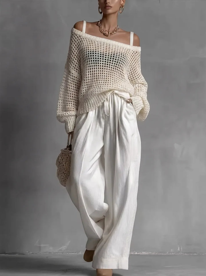 Bianca | Fluid Set with Exposed Shoulders