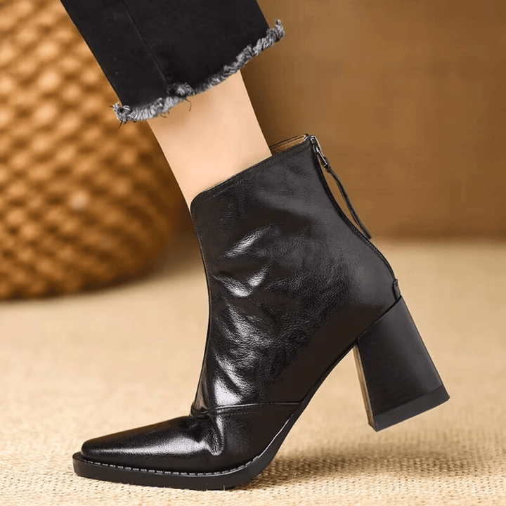 Kassandra™| Luxury Mid Heel Boots