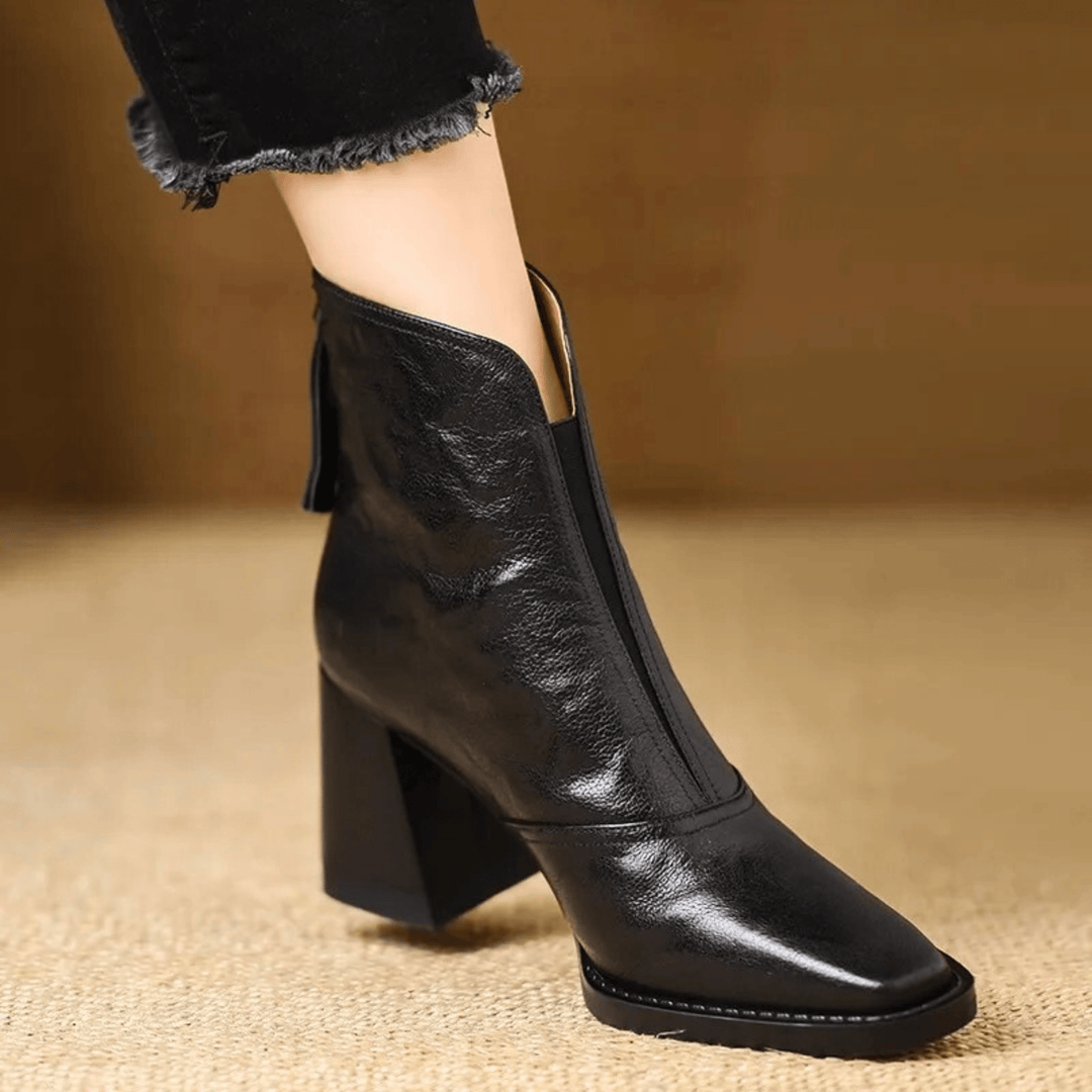 Kassandra™| Luxury Mid Heel Boots