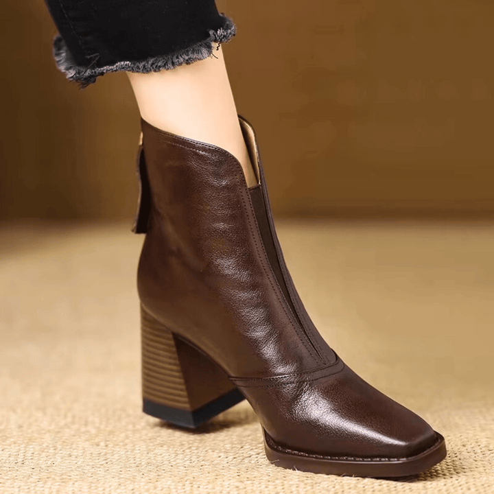 Kassandra™| Luxury Mid Heel Boots